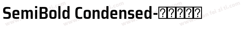 SemiBold Condensed字体转换
